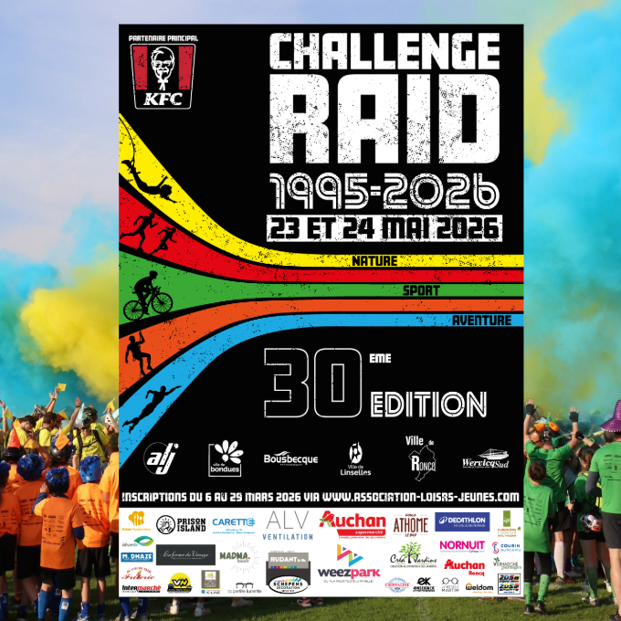 Inscriptions : Challenge Raid 2026