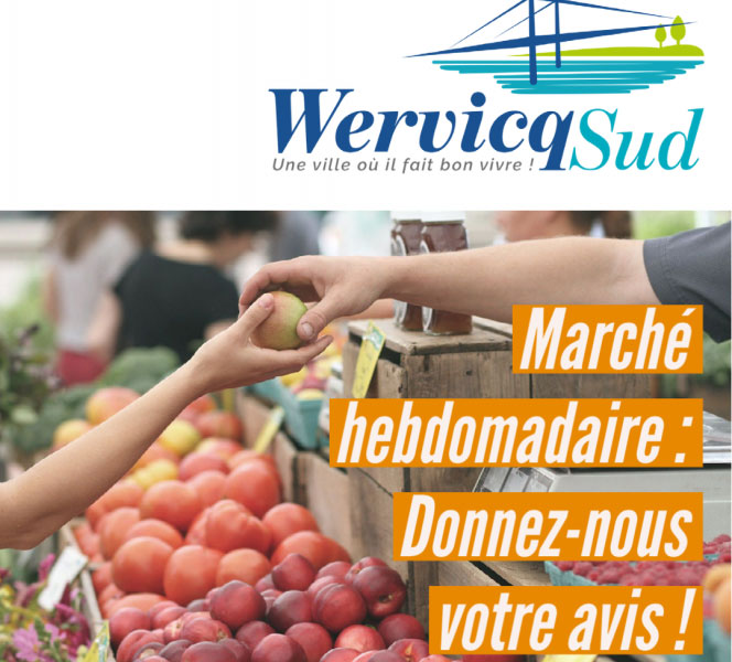 Marché Hebdomadaire : Donnez-nous votre avis !