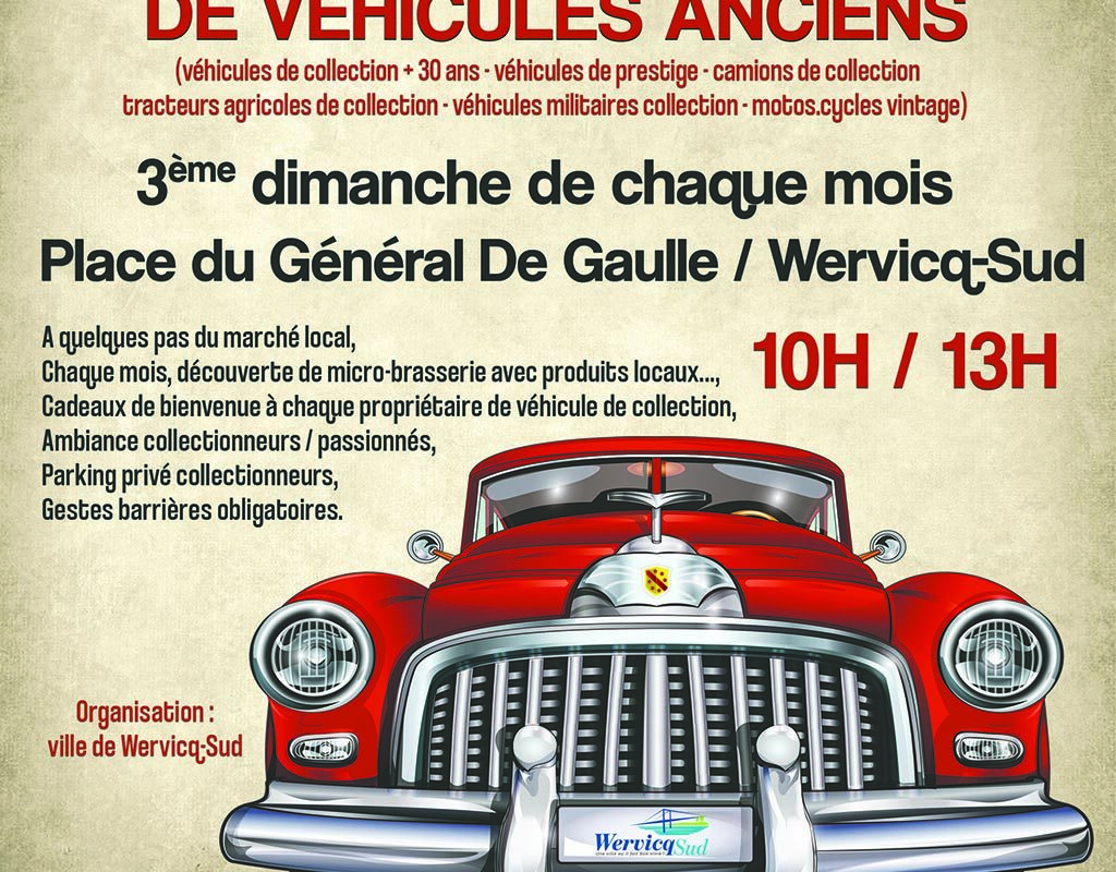 Rassemblement mensuel de véhicules anciens