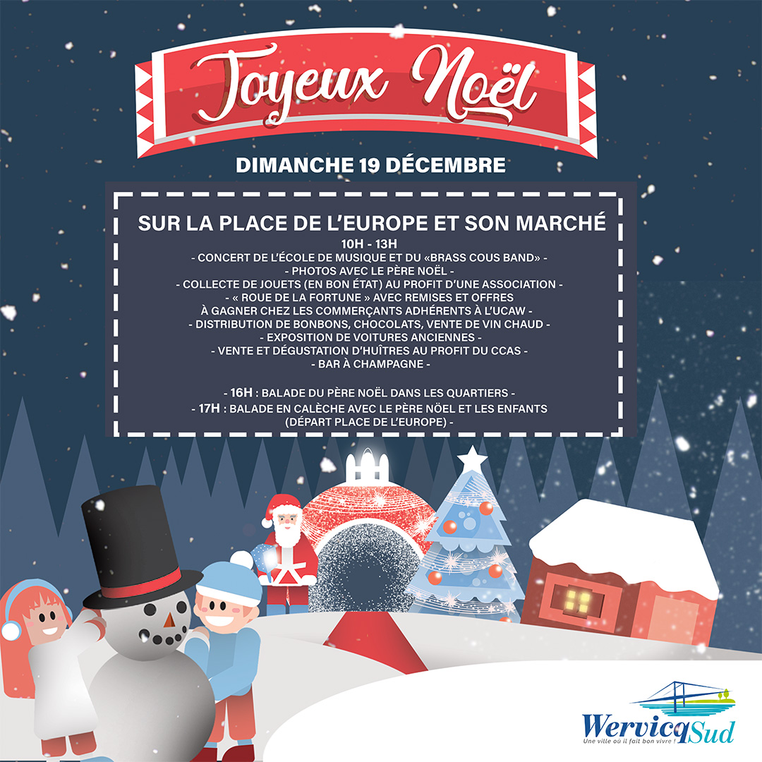 Joyeux Noël – place de l’Europe