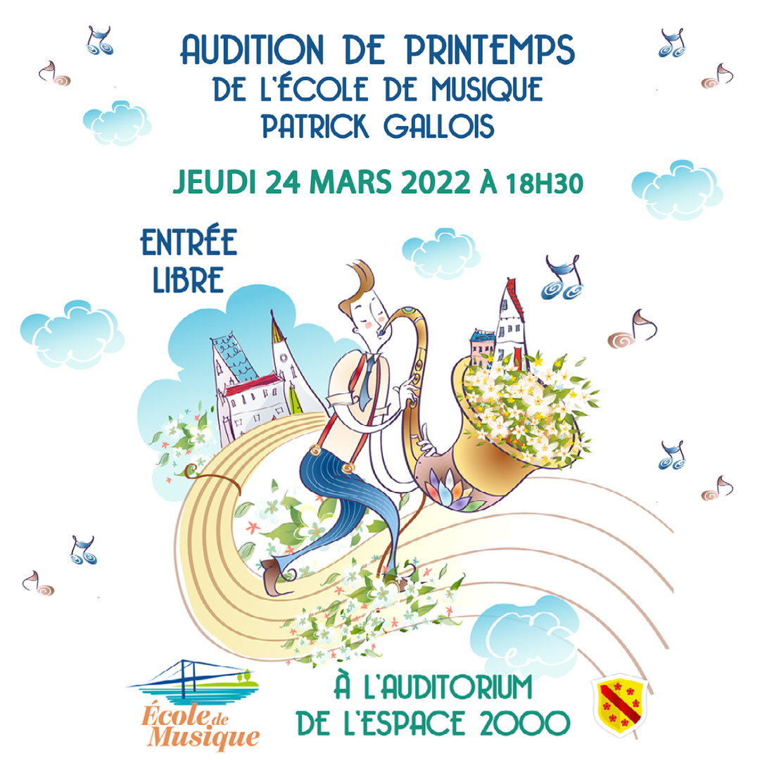 Audition de printemps de l’école de musique Patrick Gallois