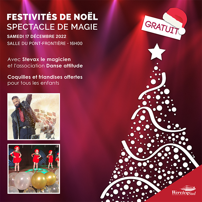 Spectacle de Noël par STEVAX le magicien