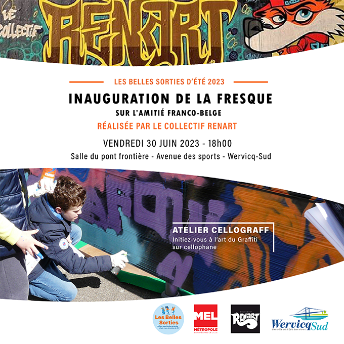 Inauguration de la fresque sur l’amitié Franco-Belge