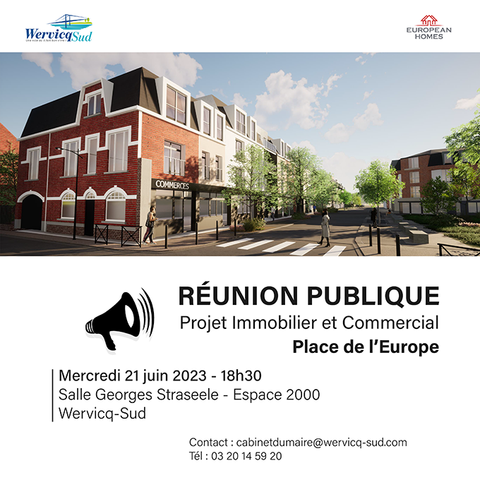 Réunion publique – Projet Immobilier et commercial