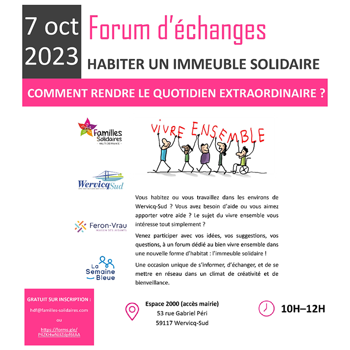 Forum d’échanges – Habiter un immeuble solidaire