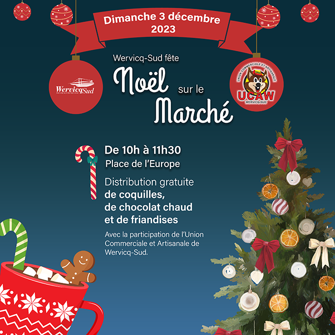 Fêtons Noël sur le marché de ville