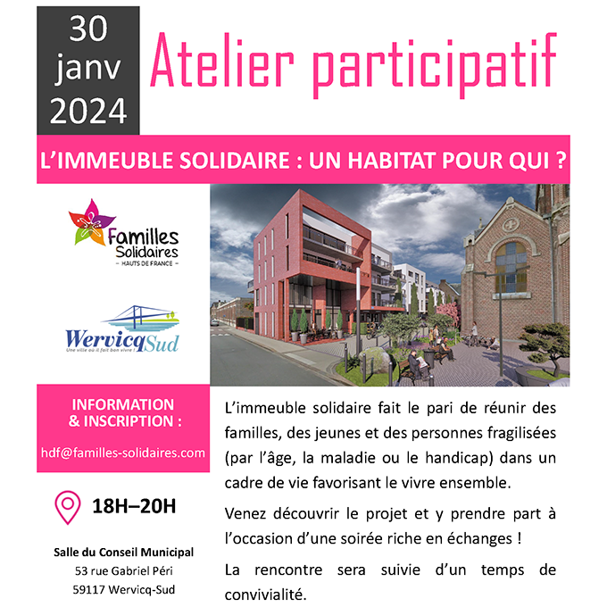 Atelier participatif : L’immeuble solidaire : un habitat pour qui ?