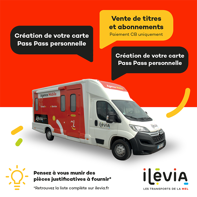 Ilevia – Agence mobile dans notre ville