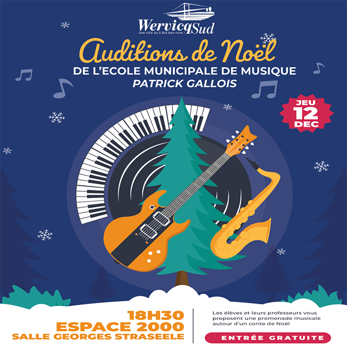 Auditions de Noël de l’école de musique