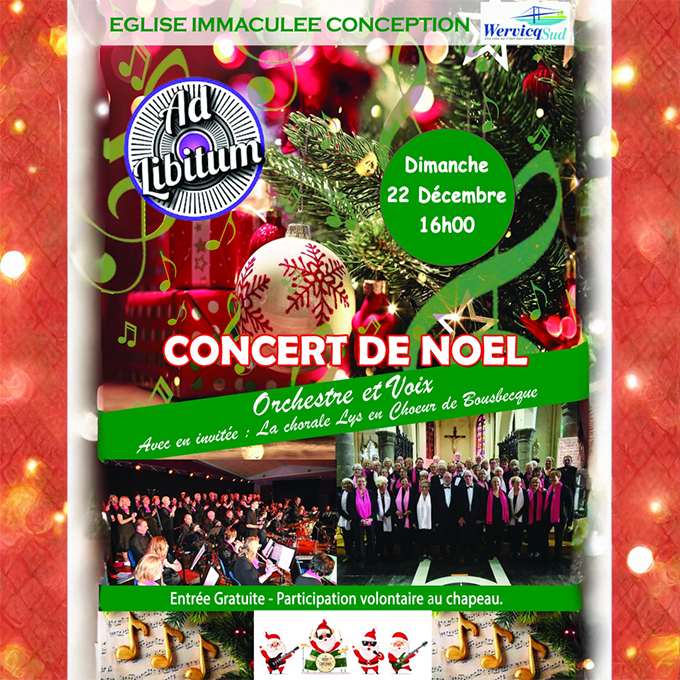 Concert de Noël – Orchestre et Voix – Ad Libitum