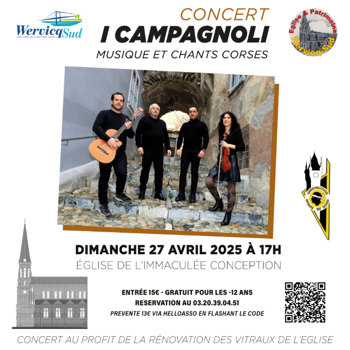 Concert I CAMPAGNOLI – Musique et Chants Corses