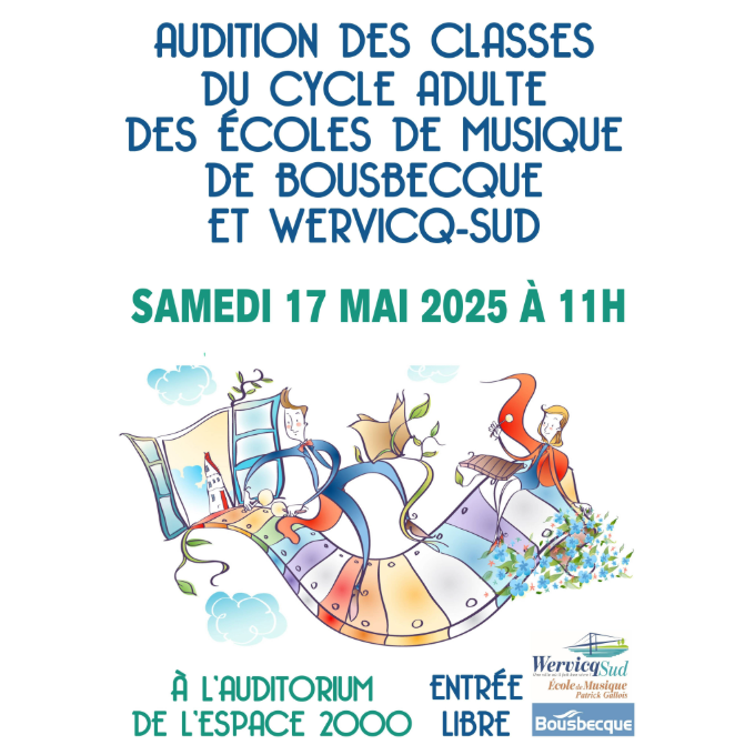 Audition des classes du cycle adulte des écoles de musique