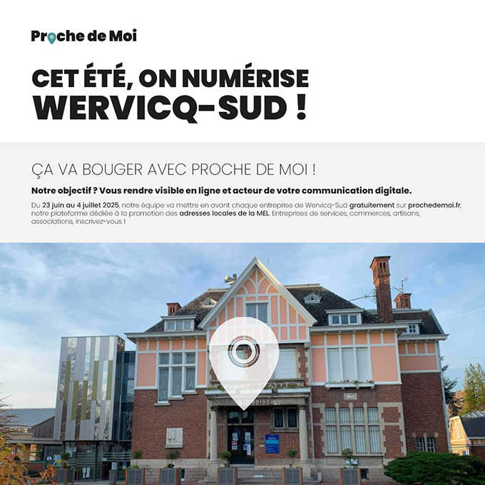 Cet été, on numérise WERVICQ-SUD !