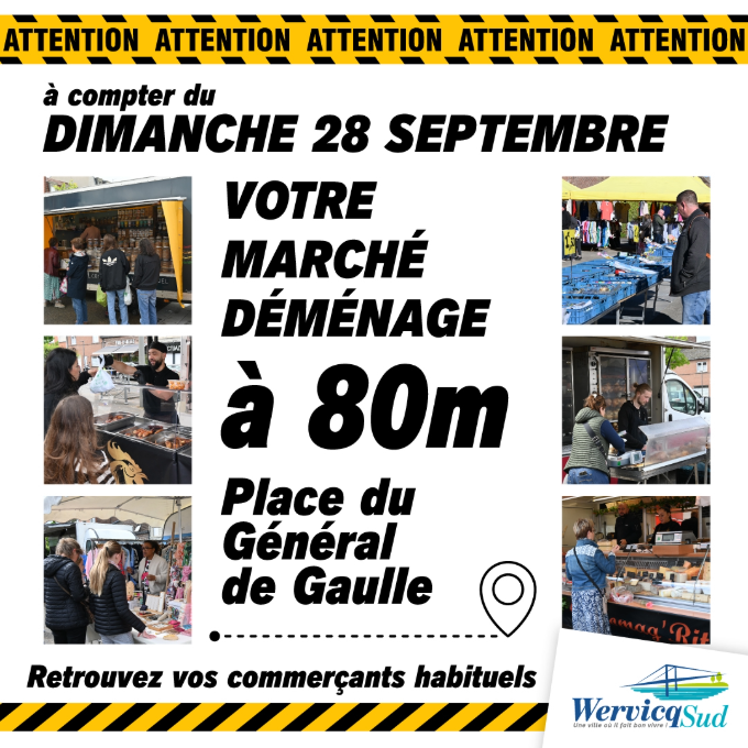 Marché de ville – Déménagement