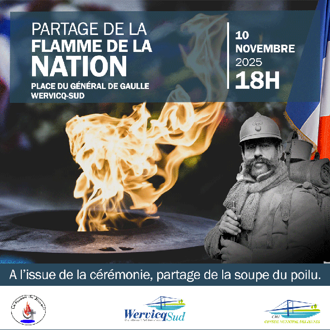 Partage de la flamme de la nation – Cérémonie officielle du 11 novembre
