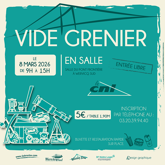 Vide grenier en salle