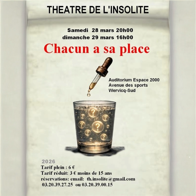 Théâtre – Chacun a sa place