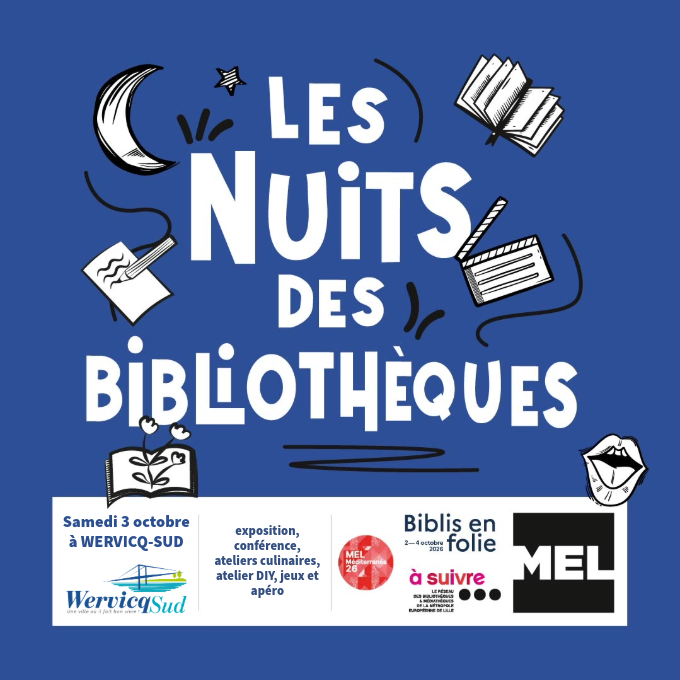Les nuits des bibliothèques – Médiathèque de Wervicq-Sud